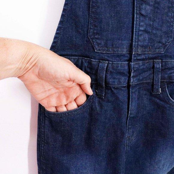 Lucky Brand Bridgette Slim Straight Denim Overall - Picture 6 of 12